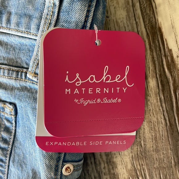 Isabel Maternity MIDI Expandable Side Panels Shorts, 8/29 - Picture 6 of 9